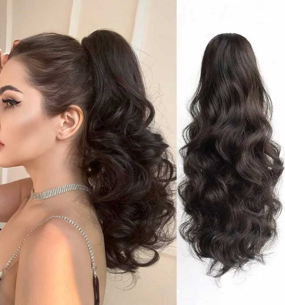 ন্যাচারাল ব্ল্যাক কাঁকড়া Hair Extension