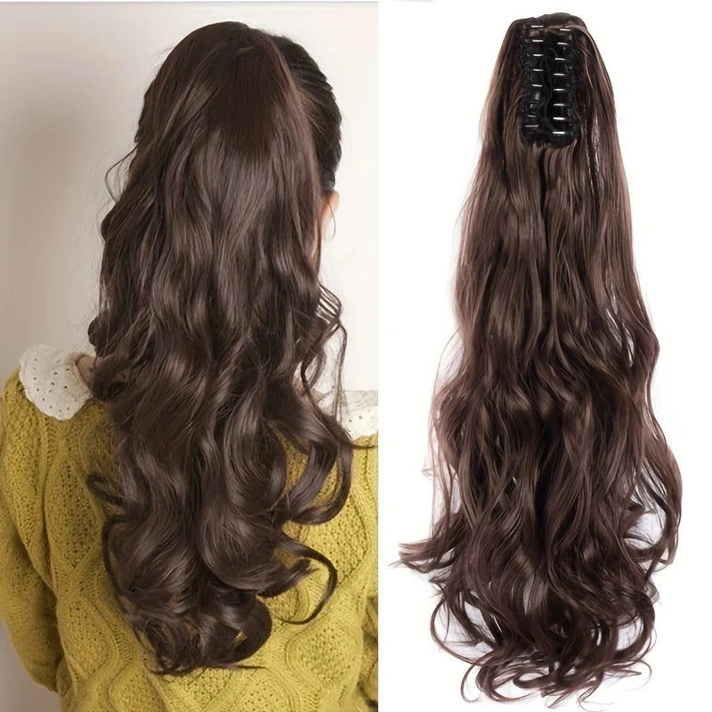 (ব্রাউন)Brown Crab Hair Extensions